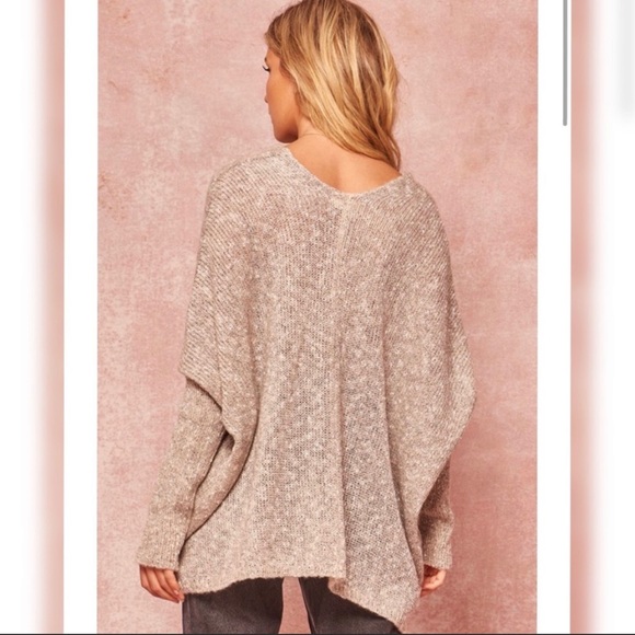 New✨ Oversized knit Sweater Oatmeal - Picture 5 of 12